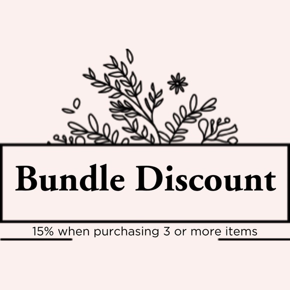 🔥15% DISCOUNT ON BUNDLES OF 3 or more items🔥 - Picture 1 of 1